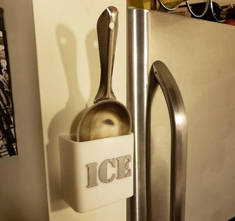 ice scoop holder bar kitchen utensils utensil dinner dining room 3d print model - Mito3D