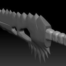 gelo espada sub mortal kombat combate escorpião arma brinquedo arte 3d print model - Mito3D