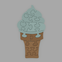gelato puzzle ragazzi giocattolo seghetto alternativo 3d print model - Mito3D