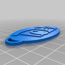 icet llavero keychains 3d print model - Mito3D