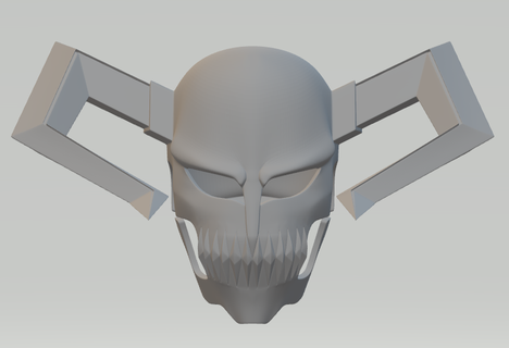 ichigo full hollow mask 3d print model - Mito3D