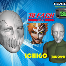 ichigo head 3d print model - Mito3D