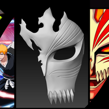 ichigo mask - bleach ichigo mask  mask bleach ichigo cosplay suit anime