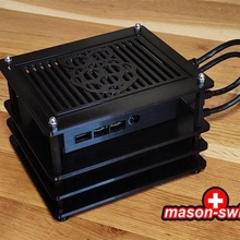 ico raspberry pi case nas minirack ssd openmediavault raspberrypi 3d print model - Mito3D