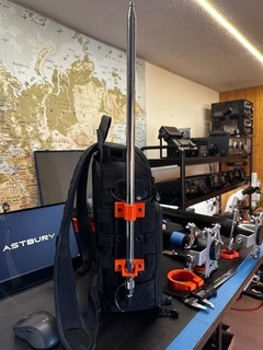 com lc 192 sırt çantası ic 705 teleskopik kırbaç binmek gadget jambon radyo amatör erkek askeri ic705 pota altında iota yaya seyyar 3d print model - Mito3D