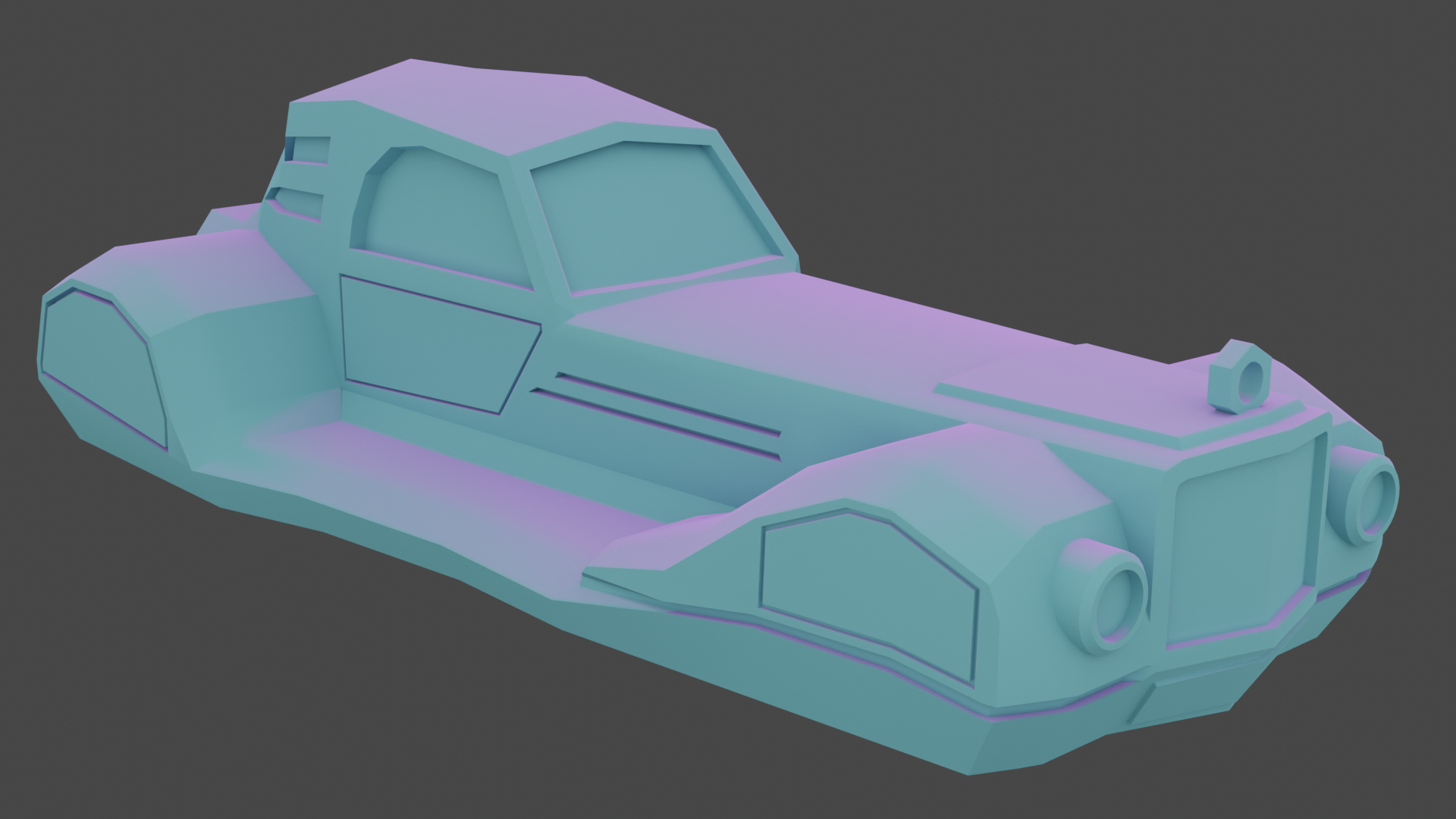 icono sci fi vehículo juego infinito coche vehiculo dispersión terreno cubierta carcasa funda flotar modelo guerra mesa futurista 3D print model - Mito3D
