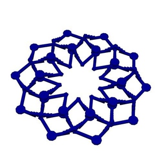 icosacyclic knot walkabout 1 math art geometric art geometry topology geometric topology math  3d print model - Mito3D