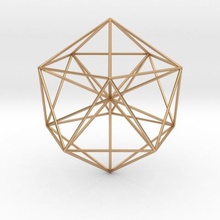 icosahedral pyramid art math art icosahedral pyramid
