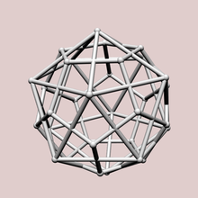 icosaedro-dodecaedro par doble art matemáticas mathart de dodecaedro dual icosaedro poliedros poliedro la geometría dansmath 3d print model - Mito3D