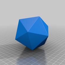 icosahedron matematik 3d print model - Mito3D