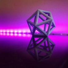 icosahedron architecture math art sculpture platonic solids geometry sacred decor 3d print model - Mito3D