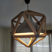 icosahedron cover ikea photo lamp home decoration pendant design 3d print model - Mito3D