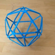 icosahedron set art math 3d print model - Mito3D