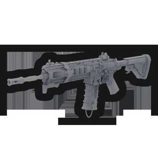 icr 1 assalto rifle arma fogo armas chamada dever ligar rifles 3d print model - Mito3D