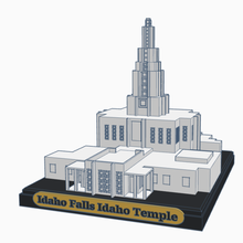 idaho falls temple architecture church buildings structures 3d print model - Mito3D