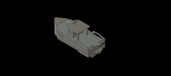 ideal barco rc 3dmodel bote cáscara modelo yate 3d impresión 3d print model - Mito3D