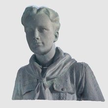 ideal explorar r mckenzie 20th siglo chico bronce público Arte escultura siux caídas sur Dakota scans_replicas 3d print model - Mito3D