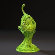 ieyo art de voronoi le buste alien la statue sculpture collection sci fi gratuite figure conception sculptures 3d print model - Mito3D