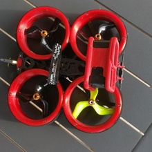 iflight bumblebee - optimized ducted drone cinewhoop duct kwad efficiency 3d print model - Mito3D