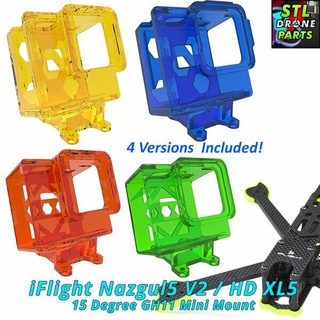 iflight nazgul5 v2 hd xl5 v51 Go Pro héros 11 mini monter 15 degré 2022 3d print model - Mito3D