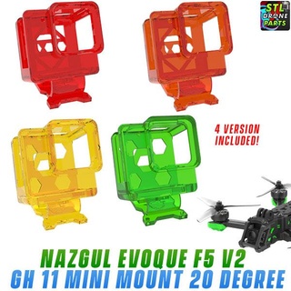iflight nazgul evoque f5 v2 hd gopro hero mini 11 20 degree mount 3d print model - Mito3D