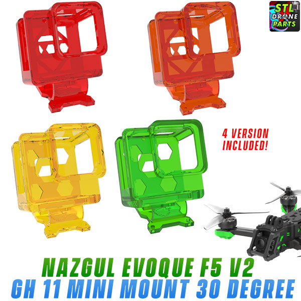 iflight Nazgul evok f5 v2 hd gopro kahraman mini 11 30 derece binmek 3D print model - Mito3D