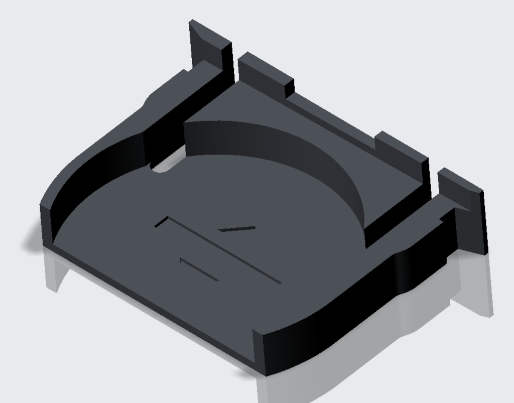 igaging batteria clip utensili titolare supporto cr2032 3D print model - Mito3D