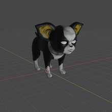 iggy jojo 39 bizarre aventure anime art animal compagnie chien 3d print model - Mito3D