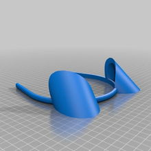 igipix tasarım kafa bandı isteğe bağlı kulaklar moda özelleştirilmiş Aksesuarlar 3d print model - Mito3D