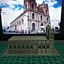 iglesia la concepci arquitetura Templo Igreja concepção Riobamba halotbuilding 3d print model - Mito3D