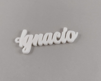 ignacio key ring keychain name pendant gadget jewel deco child 3d print model - Mito3D