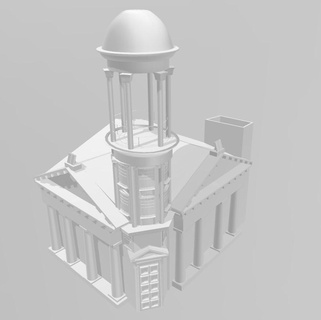 Kirche presbyterianisch Curitiba 3d print model - Mito3D