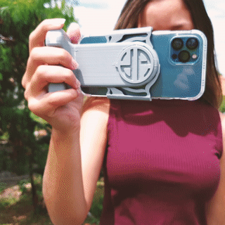 igrip - phone holder Fashion smartphone influencer video maker hand grip support cam stabilizer instagram tiktok 3d print model - Mito3D