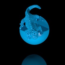 iguana vazo ev 3d print model - Mito3D