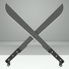 ii military machete video game props cosplay 3d print model - Mito3D