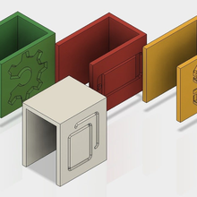 ikea alex - drawer labels home hack label organisation organization 3d print model - Mito3D