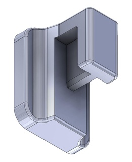 ikea boaxel sliding block base 3d print model - Mito3D