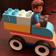 ikea coche vehiculo base bloquear adaptador juego edificio juguete cortar tajos doblo 3d print model - Mito3D