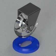 ikea Couchtisch wheel stopper tool Stopper 3d print model - Mito3D
