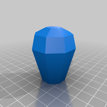 ikea diamante forma nob cassetto maniglia hack arredamento 3d print model - Mito3D