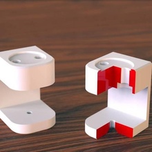 Ikea jansj Schreibtisch Kante montieren 3d print model - Mito3D