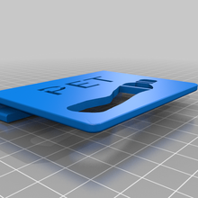 ikea kallax caja etiqueta 3d print model - Mito3D