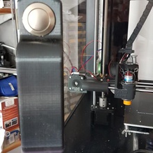 ikea falta maçaneta da porta de trava montagem ferramenta Impressora 3d acessórios do gabinete fecho 3d print model - Mito3D