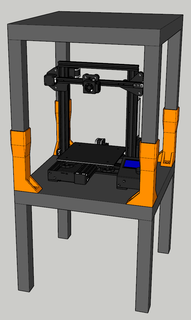 ikea lack table riser 3d print model - Mito3D