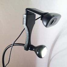 ikea led lamp logitech c270 camera mount tool 3d print model - Mito3D