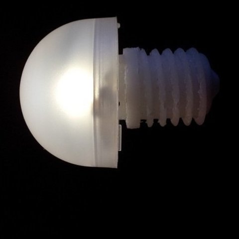 ikea led lightbulb various up solvinden screw edison e27 3d printer 3D print model - Mito3D