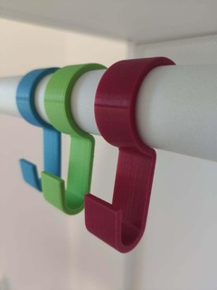 Ikea platsa Bar Haken Halter Unterstützung 3d print model - Mito3D