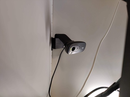 Ikea platsa caméra titulaire soutien Logitech webcam c270 3d print model - Mito3D
