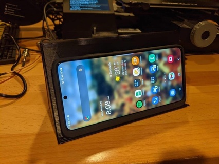 ikea raskog cart mobile phone stand Gadget hack holder smartpone tablet 3d print model - Mito3D