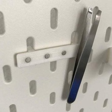 ikea skadis - magnetic mounting plate home ikeahack hack magnet pegboard peg board organization 3d print model - Mito3D